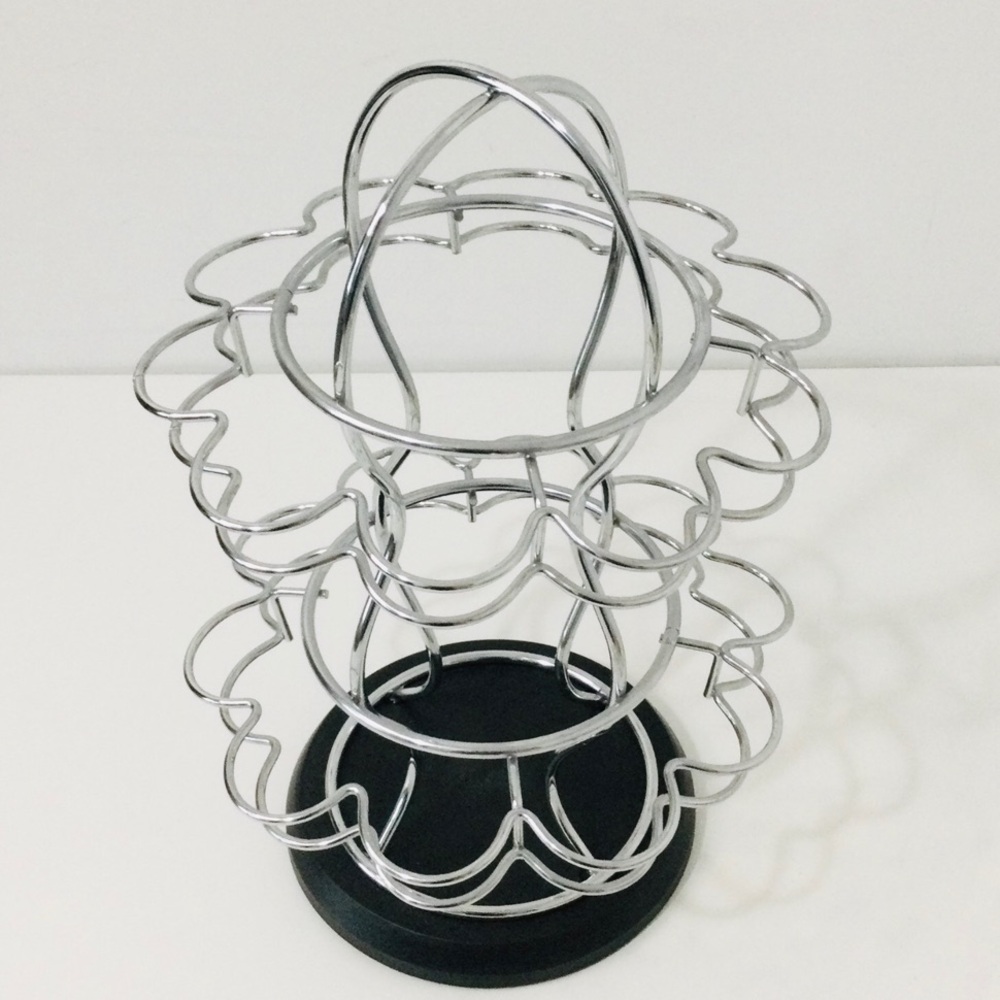 Keurig 20 K Cup Chrome Spinning Carousel Coffee Pod Holder
